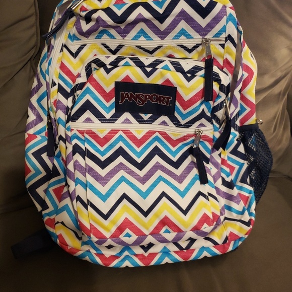 jansport zig zag backpack